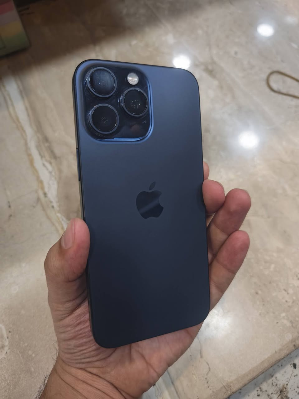 Iphone 15pro max
بطاريه 85
لون ازرق 
جديد بدون تصليح او تبديل
سعر 960
مكاني كرادة بغداد
***********
