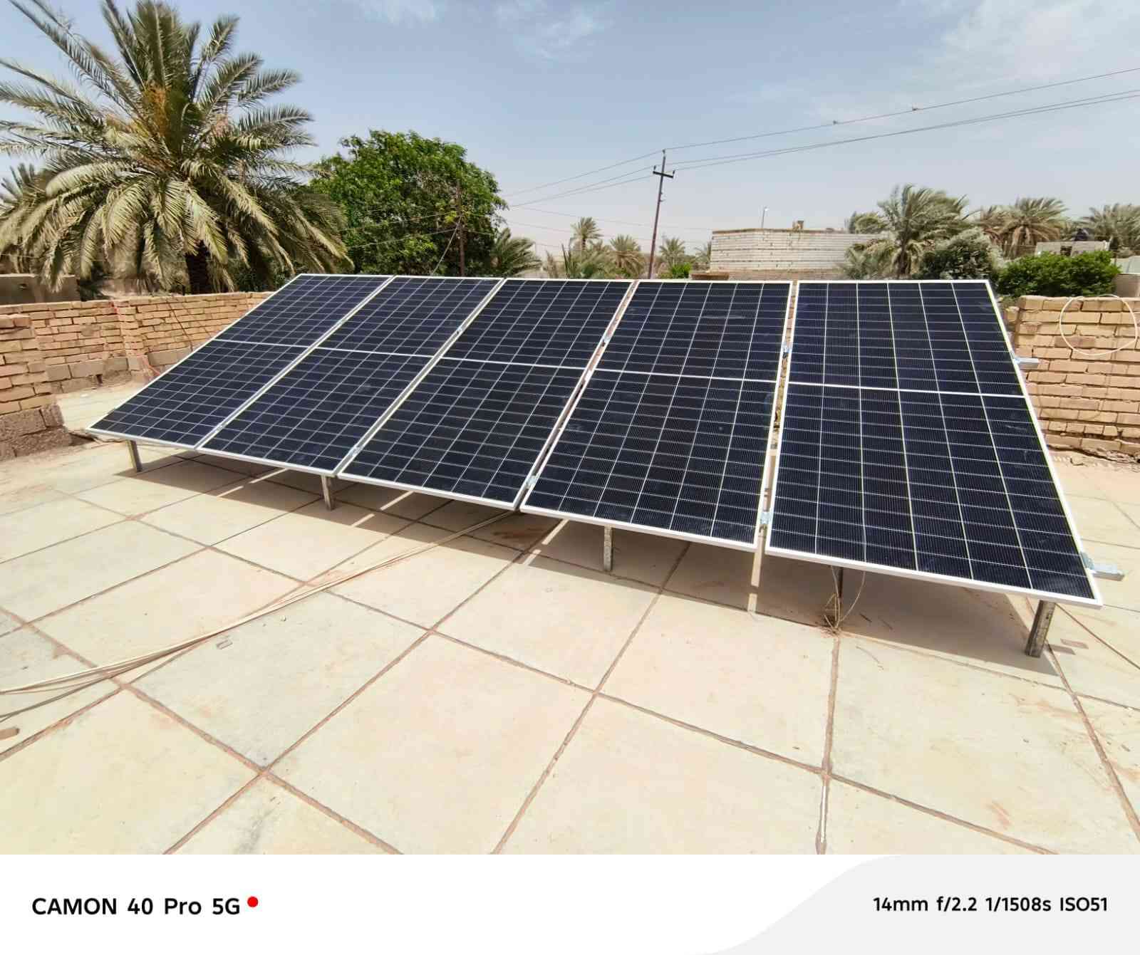 ☀️ تنصيب جديد ضمن أعمالنا المستمرة
تم بحمد الله إنجاز وتنصيب منظومة طاقة شمسية متكاملة لأحد الأخوه باقر محمد فرحان قضاء السنيه📍
منظومة مصممة لتقديم أداء مستقر نهاراً وليلاً ⚡
 واعتمادية عالية:
• قدرة تشغيل نهارية: 10
• قدرة تشغيل ليلية 10
٠ أمبير 
🔧 تفاصيل المنظومة:
🔋 بطارية ليثيوم
سعة 10  كيلو
(أداء مستقر – عمر افتراضي طويل – ضمان 5 سنوات)
☀️ ألواح شمسية
عدد,,5,,ألواح LONGi أصلية
قدره 615 واط للوح الواحد 
(كفاءة عالية + ضمان 12 سنة)
🔄 إنفرتر 
منظم كهربائي ماركة الأصلي
🛡️ أنظمة الحماية
حمايات كاملة للأحمال + مانع صواعق + تنظيم وتوزيع أمبيرية مدروس
👷‍♂️ تم التنفيذ والإشراف من قبل
المهندس قحطان ماجد السعيدي
وفق أعلى معايير السلامة والدقة الفنية
📍 موقعنا:
الديوانية – قضاء سومر
🏢 محلات المهندس قحطان ماجد السعيدي
📞 للاستفسار والحجز:
***********
***********
✨ ثقة الزبائن هي رأس مالنا… والطاقة النظيفة اختصاصن
