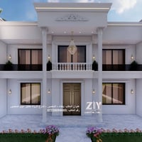 تصميم واجهة مع طابق اول لمنزل مشيد طابق ارضي فقط في بغداد  الواجهة نيو...