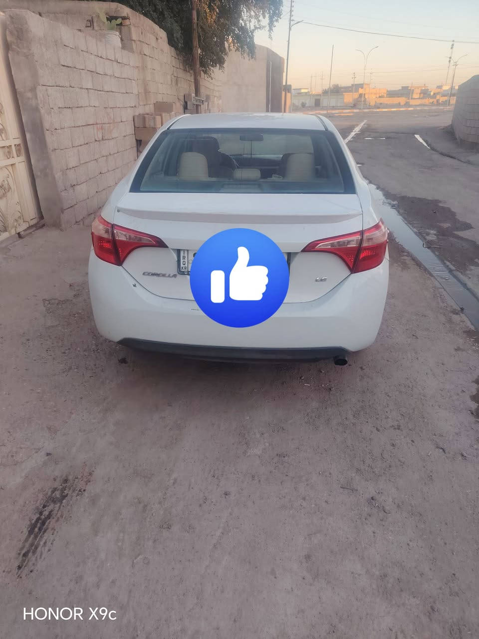 السلام عليكم كورلا للبيع موديل 18 مواصفات Le ماشية 160 تايرات اربعة جدد هية وارد امريكي  سيارة حلوة سعر 138 ورقة بيهة مجال رقم سليمانية سنوية جديد او بيهة بابين تبديل او جامرلغ الخلفي تعديل للاستفسار الاتصال على الرقم ***********
