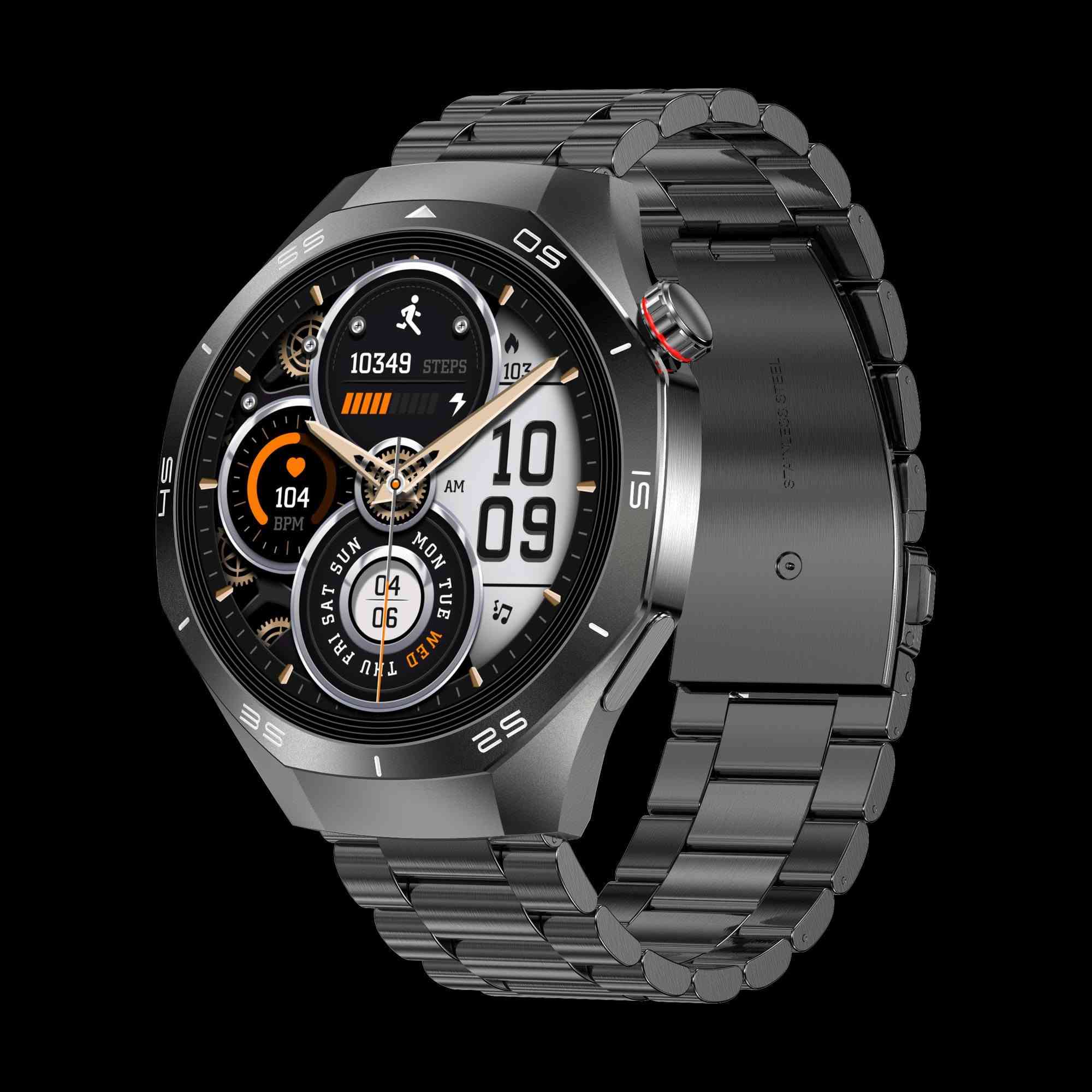 ساعة سمارت رياضية عسكرية مع سير سل ستيل اسود + سير ربر اسود .
1'52 Amoled
GPS + GPT
5ATM Waterproof 
100 + Sports modes
Six-Satellites Global Positioning 
بطارية ٥٠٠ مللي امبير / مقاومة للماء / مراقبة معدل ضربات القلب / مقياس تشبع الأوكسجين في الدم/ بوصلة / طقس / تتبع النوم / عداد خطوات/ مكالمات بلوتوث/ قياس السعرات الحرارية/ التحكم في الموسيقى والصور من خلال الساعة/ مساعد صوتي/ منبه / أكثر من ١٠٠ خلفية من خلال تطبيق الساعة .
السعر ٣٥ ألف مع التوصيل فقط بغداد .


**إذا كنت صاحب هذا الإعلان وتريد حذفه لأي سبب، رجاءا أرسل رسالة إلى الدعم الفني**