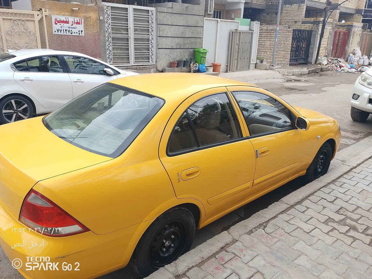 سلام عليكم نيسان خليجي موديل ١٢بيه جاملغ مبدل وثاني مصلح بدون دواخل كامله سياره لمكان بغداد لسعر ٧٨وبيه محال ***********
