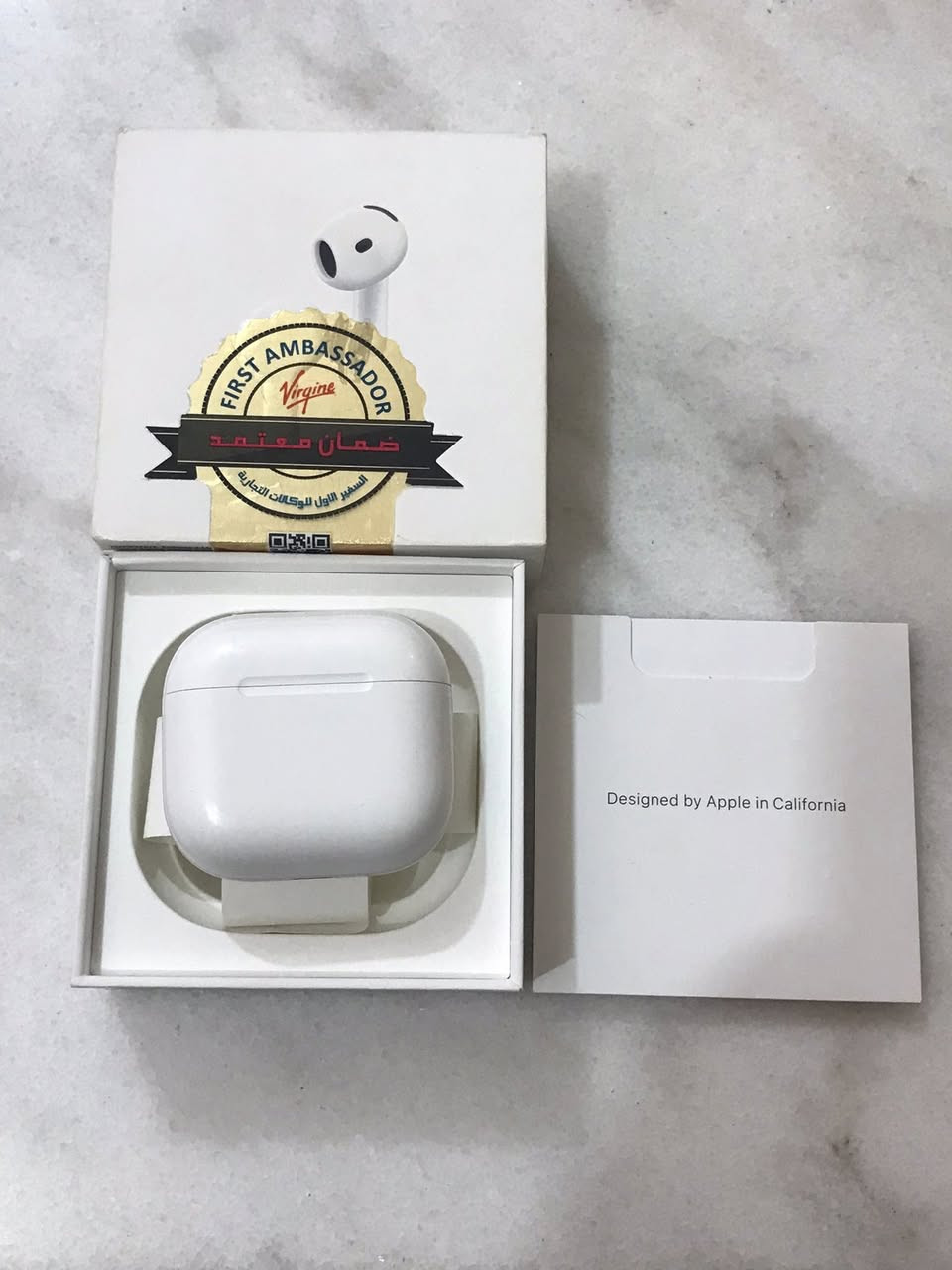 سلام عليكم سماعه AirPods 4 ANC
نضيفه ستخدام قليل اصليه وضمان من متجر ي ستور 
اريده 180 بيه مجال قليل لتواصل ***********
