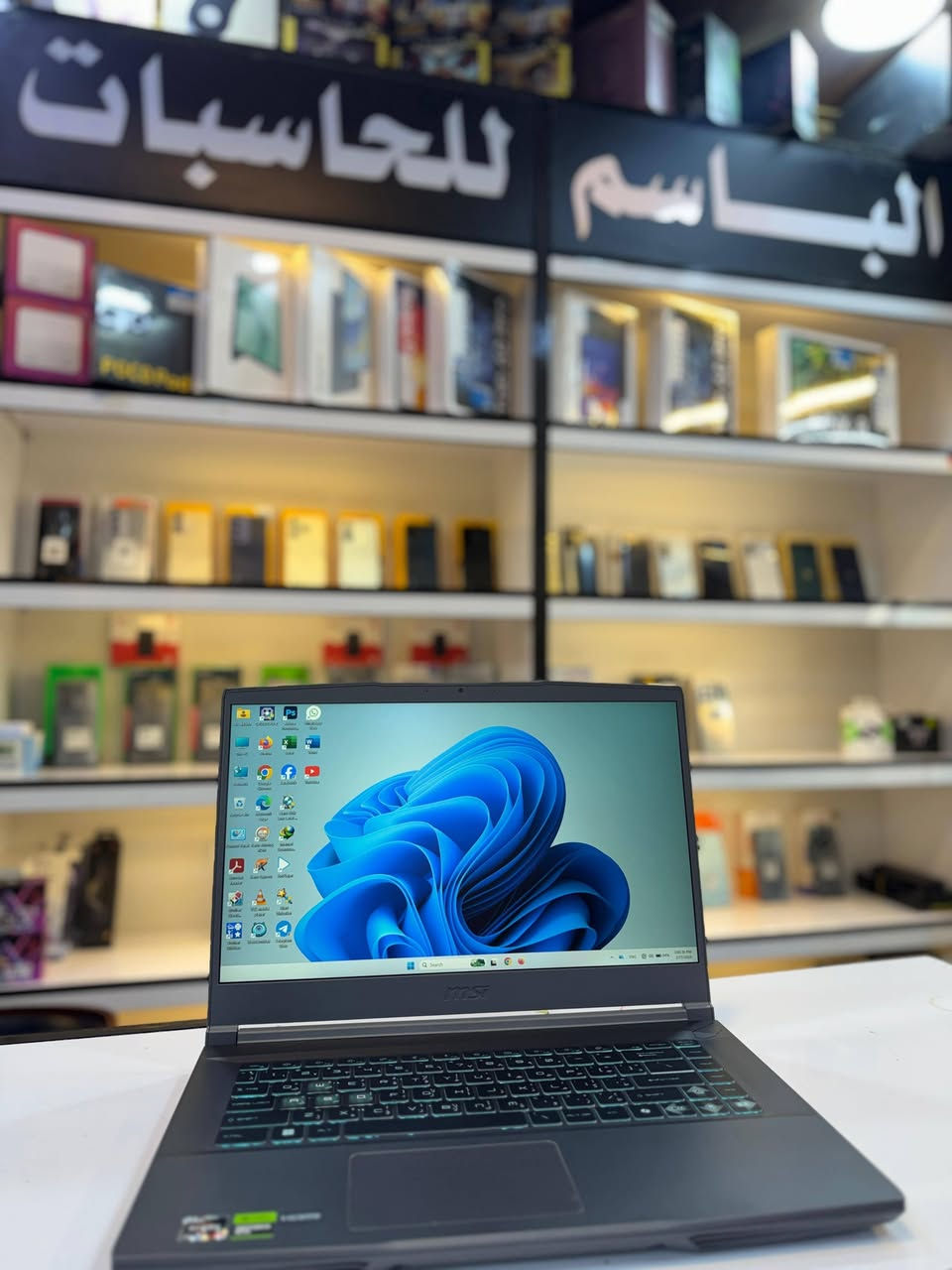 🖥🖥كل ما هو جديد ومستخدم تجدونه لدينا🖥🖥 
💻💻توفر حاسبة مستخدمة لابتوب لألعاب💻💻 
👈من شركة: MSI 
👈معالج: Raizon 5
👈الرام: 8GB 
👈الهارد: 512GB ssd m2
👈الجيل: الثاني عشر 
👈كارت شاشة خارجي: 4GB , RTX 2050
👈حجم الشاشة: 15.6inch 
👈مع كافة الملحقات والكارتون 
➖➖➖➖➖➖➖➖➖➖➖➖➖➖
https://www.instagram.com/albasim2006?igsh=eDV6M3NmaGlhMzBw
للاستفسار اكثر مراسلة الصفحة او الاتصال على الأرقام المثبتة ادناه:
العنــــــــــ🫵ـــــــــوان
#ديالى_المقدادية_حي_المعلمين
*********** ☎️📞*********** ☎️📞
#اخــــتـــيــارك_الأول_في_عالم_الاصلي.
📝 توجد خدمة توصيل لجميع المحافظات 
 @الجميع
@everyone
https://maps.app.goo.gl/5q3GR6btmt9unsfz9?g_st=ac
