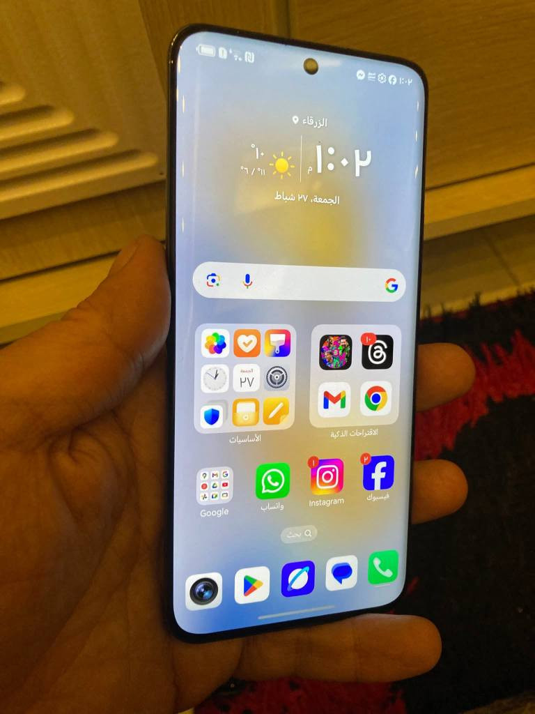 مراوس مع ايفون 13برو ماكس فقط
تواصل واتساب ***********

هونر 90 5G مكفول بالكارتون الجهاز 
ذاكرة 512 عشوائي 19
الكاميرا الخلفية: ثلاثية، الرئيسية بدقة 200 ميجابكسل.
الكاميرا الأمامية: بدقة 50 ميجابكسل، ممتازة لصور السيلفي.

المعالج: Snapdragon 7 Gen 1 النجف, العراق
