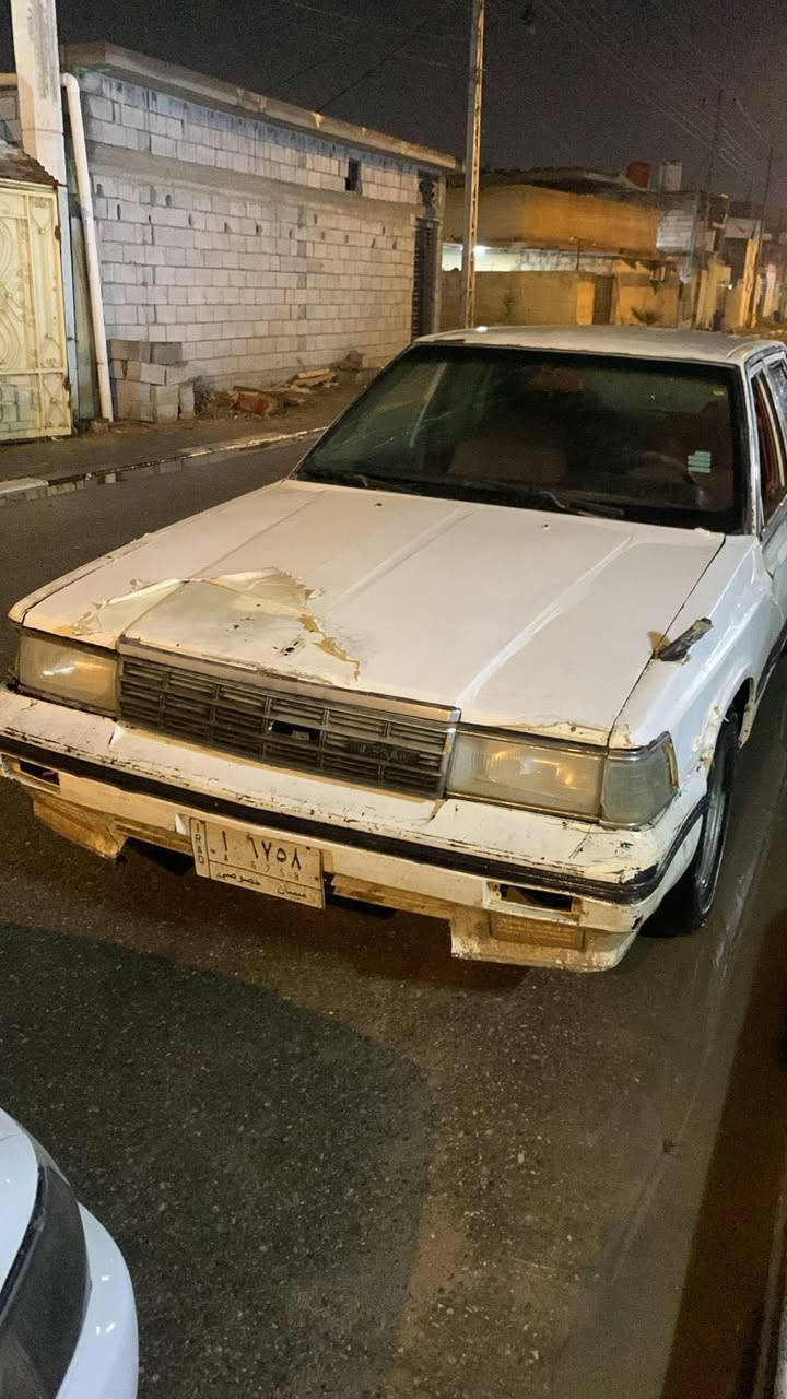 نيسان لوريل موديل ٨٧ رقم ميسان راعيها بزبير مكينه وكير وحداده جدد مكينه فيفيتي ام الكلاص سياره مال استعراض سعر ٢٠ بيها مجال قليل *********** بصره زبير
