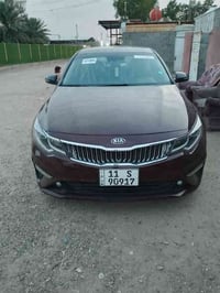 كيا اوبتما  وارد امريكي  موديل 2020   لون كرزي  حادثها موضح بلصورة   و...