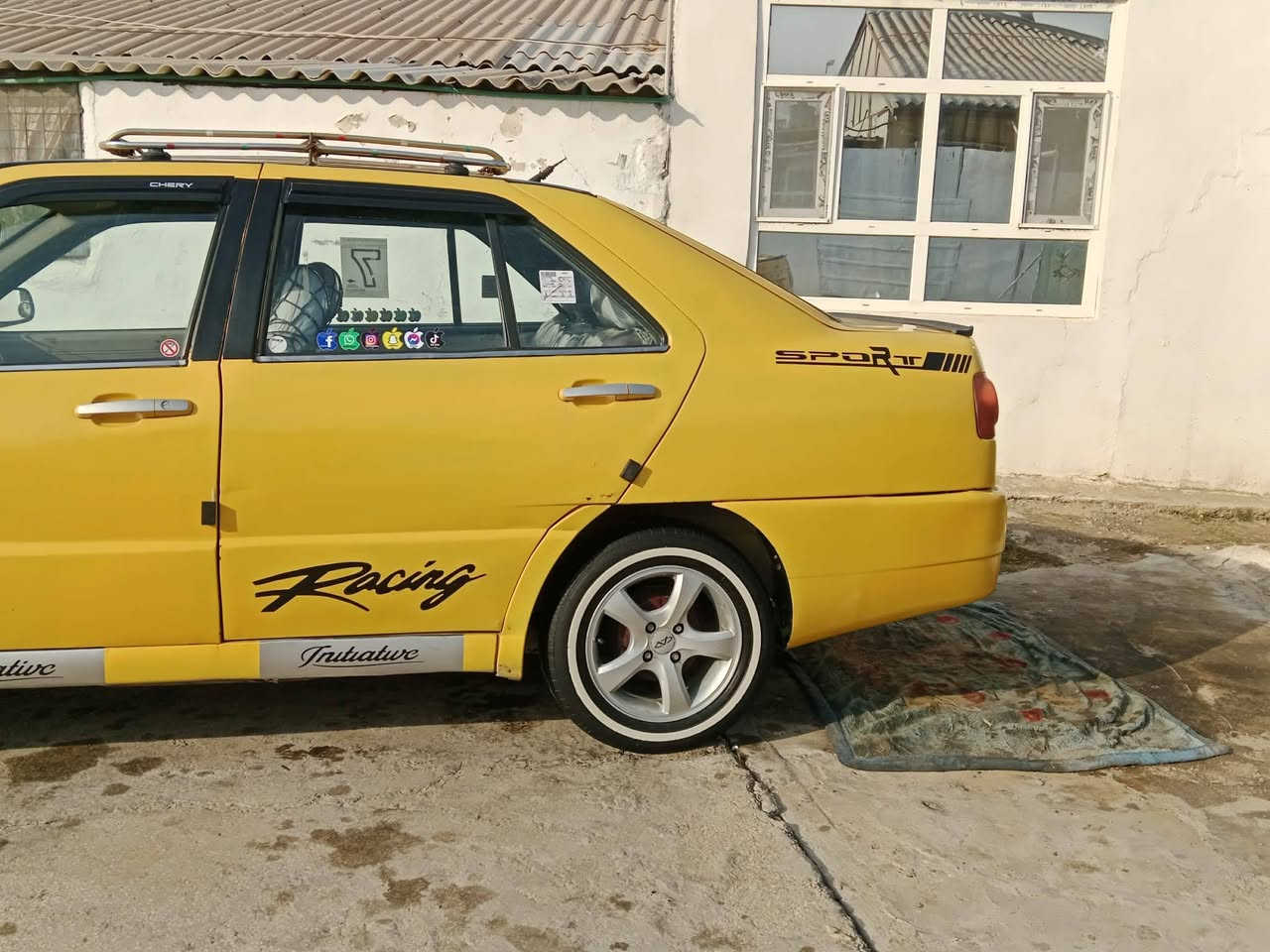 شيري كوين موديل 13وكاله من لوكيل تحويل من لشرعي سيارة جاهزه طخم جديد داخل جديد تايرات جدد هيئه صفر غرامه صفر سنويه 26 مسجل شاشه تاب كامره+مضخم شراي يتصل *********** )***********
