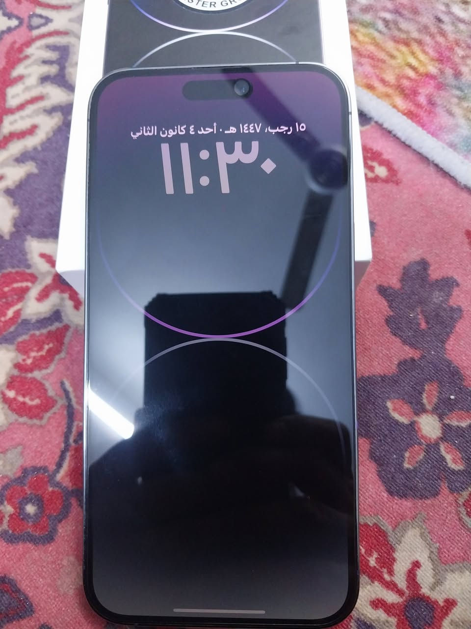 تلفون ايفون١٤ برو ماكس نظيف البطاريه ٨٥ شرق أوسط ضمان  ماستر السعر٩٦٠ رقم***********
