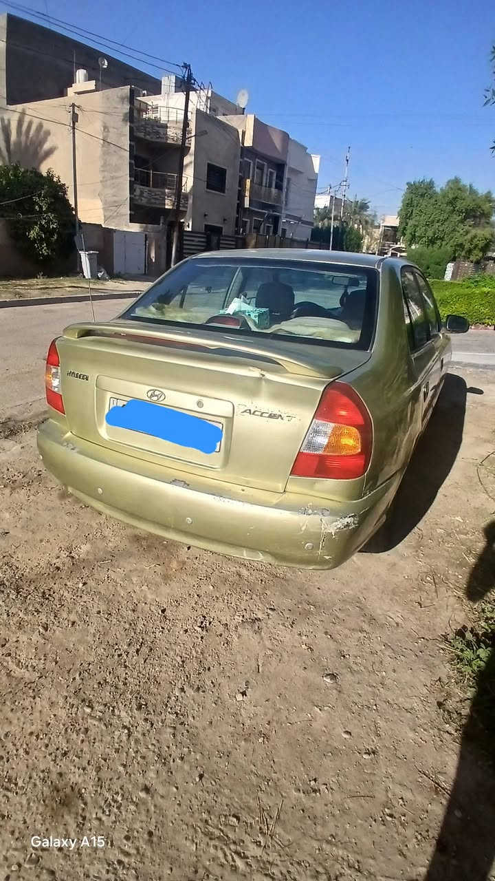 للبيع اكسنت مديل 2001 السياره خير  من الله تبريد شغال مصبوغه عام كير محرك بحاله جيده  السعر 50 ورقه وبيها مجال بسيط مكاني بغداد العامريه للإستفسار ***********
