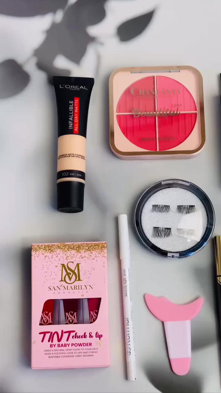 البنات الي يحبون الدلال والجمال 😍
جهزنالكم عرض مكياج كامل يخلي إطلالتج ولا أروع ✨

البكج يحتوي على:
💋 سيت حمر 3 ألوان حتى تختارين اللون الي يعجبج
🌸 بلاشر يعطي خدودج لون طبيعي وحلو
🖤 آيلاينر لرسم عيون جذابة
👁 رموش + لاصق رموش لعيون أوسع وأجمل
✨ مسكارا تكثف وتطول الرموش
🎀 قالب آيلاينر حتى يطلع الرسم مرتب بسهولة
🤍 قلم كحل أبيض يفتح العين
💎 فونديشن لبشرة صافية وموحدة

سعر العرض ٢٠الف


**إذا كنت صاحب هذا الإعلان وتريد حذفه لأي سبب، رجاءا أرسل رسالة إلى الدعم الفني**