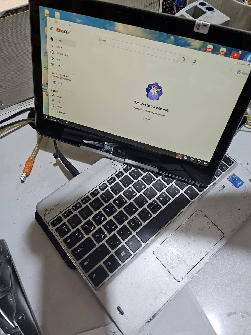 لابتوب لمس دوار لون سلفر HP 810 G3 
السعر ١٨٥ نهائي 
(معالج كور اي 5 جيل خامس - رام 8 كيكا- هارد ssd256 - كرت شاشه داخلي انتل 4 كيكا )
#شاشة لمس دوار 
#الـمــواصــفــــات 
 ❣شاشة دوارة 360 درجه
 ❣️كامرة امامية Wi-Fi
❣️المعالج : intel cori5 5600u 2.6
❣️رام : 8GB DDR3L
❣️هارد : ssd 256 nvme فائق ااالسرعة
❣️كرافيك : intel 4G  داخلي 
❣️حجم شاشة : 11.6  HD
❣️كيبورد عربي انكليزي . ضوئي
❣️باتري ليثيوم 
❣️ بدون مشغل اقراص
❣️ 2 منافذ usb
❣️ منفذ اتش دي امريكي display port
❣️منفذ سيم كارد (تحت البطارية)

#ملاحظه ماوس الجهاز عاطل يستخدم ماوس خارجي
#الملحقات مع الجهاز  قاعده منافذ وشاحنه اصلية

*********** واتساب او اتصال
