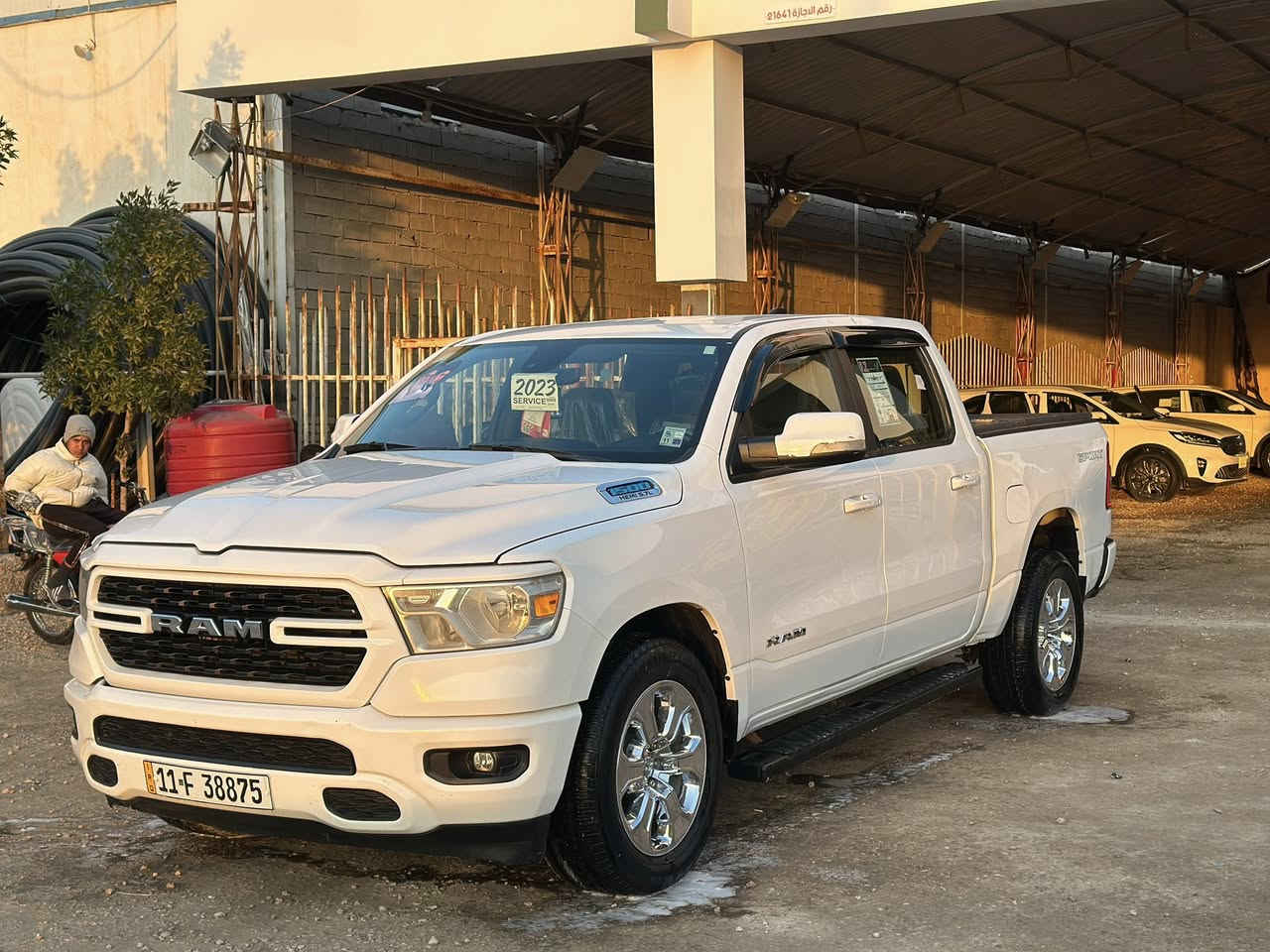 يالله دوج رام موديل 2022بدي قصير باب طويل
رقم بغداد مداور ثاني يوم سياره حاهز منً كل نقص
صور شاصي مرفق بل منشور الضرر تبديل باب خلفي فقط 
فول مواصفات شاشه بصمه هند بريك بصمه جامه خلفيه كهرباء السعر 255مجال بسيط ترهم مراوس حسب القناعه 
العنوان السماوه الرميثه معرض شعاع الفرات 
الاستفسار ***********واتساب ***********
