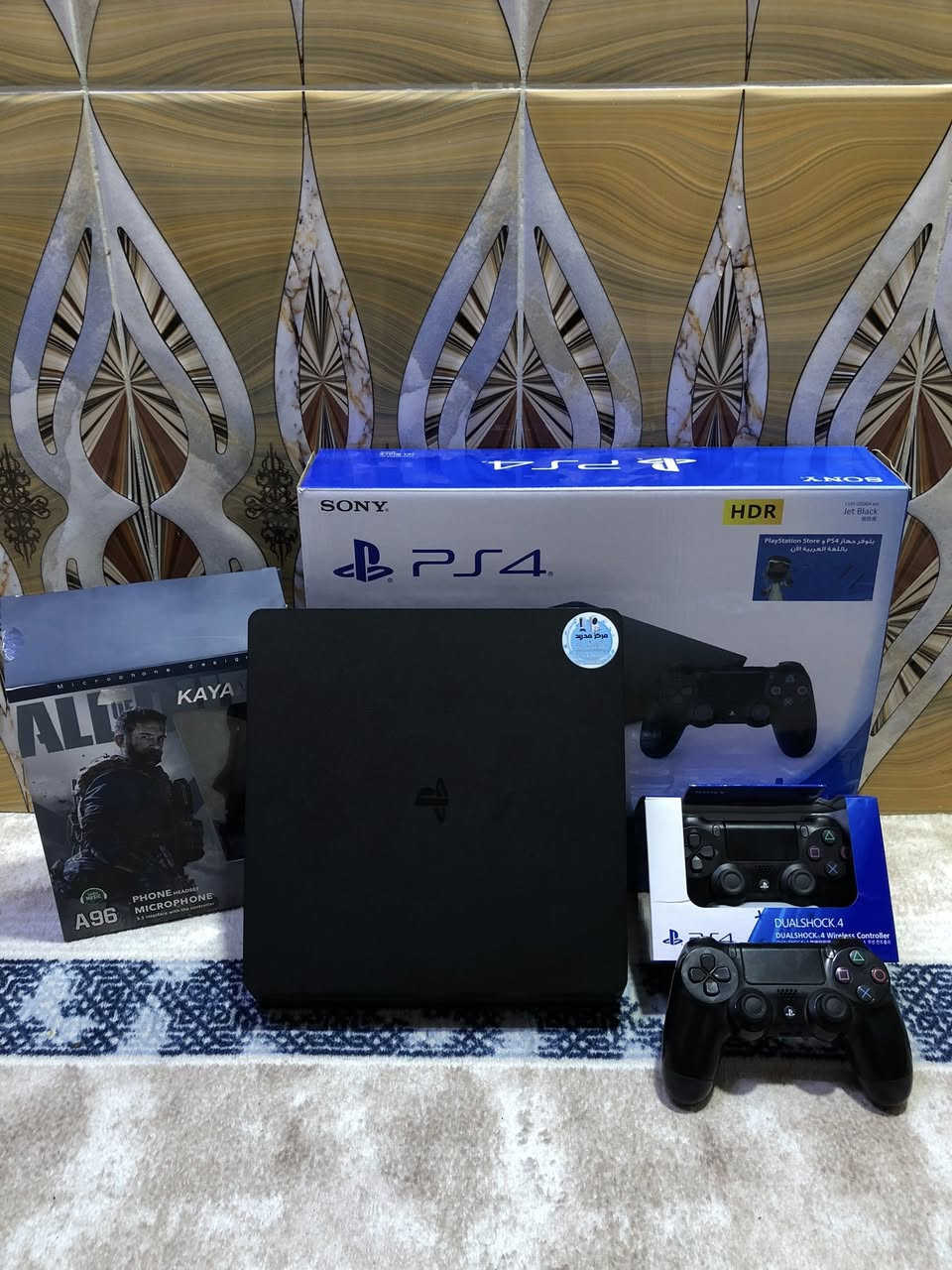 بلي فور مهكر 1 تيرا
بلي فور مهكر ذاكره 1 تيرا لوك ستيكر ماداخل تصليح 
نضام 12.52
كامل ملحقاته يده الاصليه مالته ويده ثانيه اشتريتها قبل يومين حتا بعدني ما رابطها ع البلي 
وسماعه كيمنك محيطيه واير لس 
بي ١٣ لعبه كلهن قويات ومترجمه ومدبلجه 
نضافه الجهاز 100%
ومنصب عليه برنامج تنزل العاب من التليفون وتنقلها للبلي 
سعر 320 وبي مجال 
مكاني البصره حيانيه

0778 283 3410
