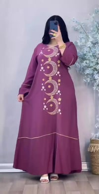 دشداشة نسائية • كشمير ايطالي • مقاسات 2XL-5XL