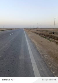 يا الله كاع على طريق بغداد كوت مساحه 14 دونم الواجه 180 عشارع العام ما...