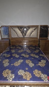 مساء الخير غرفة نوم جديدة، خشب عراقي للبيع، مع. طخم جديد تركي مع طباخ ...