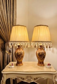 مصابيح خزفية • طراز صيني تقليدي • صنع يدوي