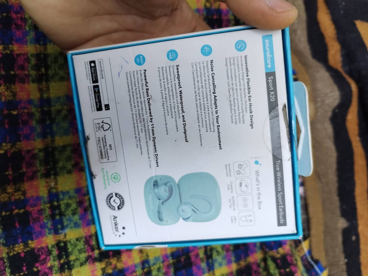 سماعات من شركة soundcore
Sport x20
سعرها 50 الف و نظافة 90%
الموقع بغداد السيدية
رقم التلفون :***********
