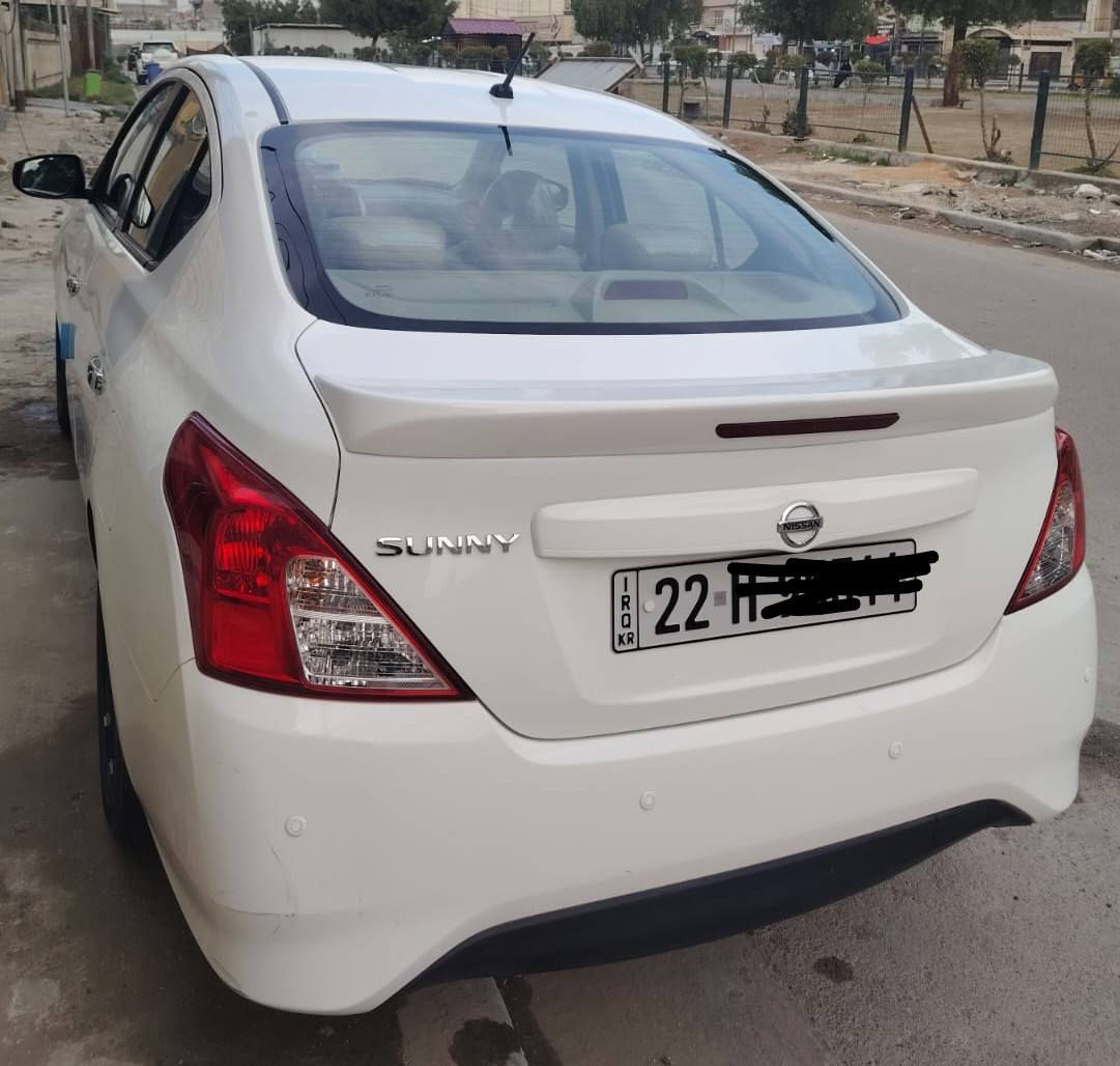 اللهم صلي على محمد وال محمد 
نيسان صني  2025
للبيع فقط 
رقم اربيل الجديد
سنوية باسم عربي
يعني تحويل مباشر

موديل 2025
السعر /شدة و27
(127)
 وبيها مجال بسيط حك الجية
كير ومحرك وتبريد جيد 

السياره مكفولة من الصبغ والتبديل والبارد
بيها رصعة بسيطة بالجاملغ الخلفي واظحة بالصور
 المواصفات المعروفة 
تحكم ستيرن جهتين
تبريد قطعتين 
4 جام كهرباء 
حساسات خلفيه 
شاشه وكامرة 
سويج ريمونت 
دبل ايرباك 
تحكم ستيرن
حساس تاير 
مانع انزلاق 
يدات نيكل 
نضام مانع الانزلاق ABS 
المحرك  1.5 
ماشيه  33 الف                                        
الاستفسار 
 ‏‪***********
مكان السياره بغداد حي الاعلام
