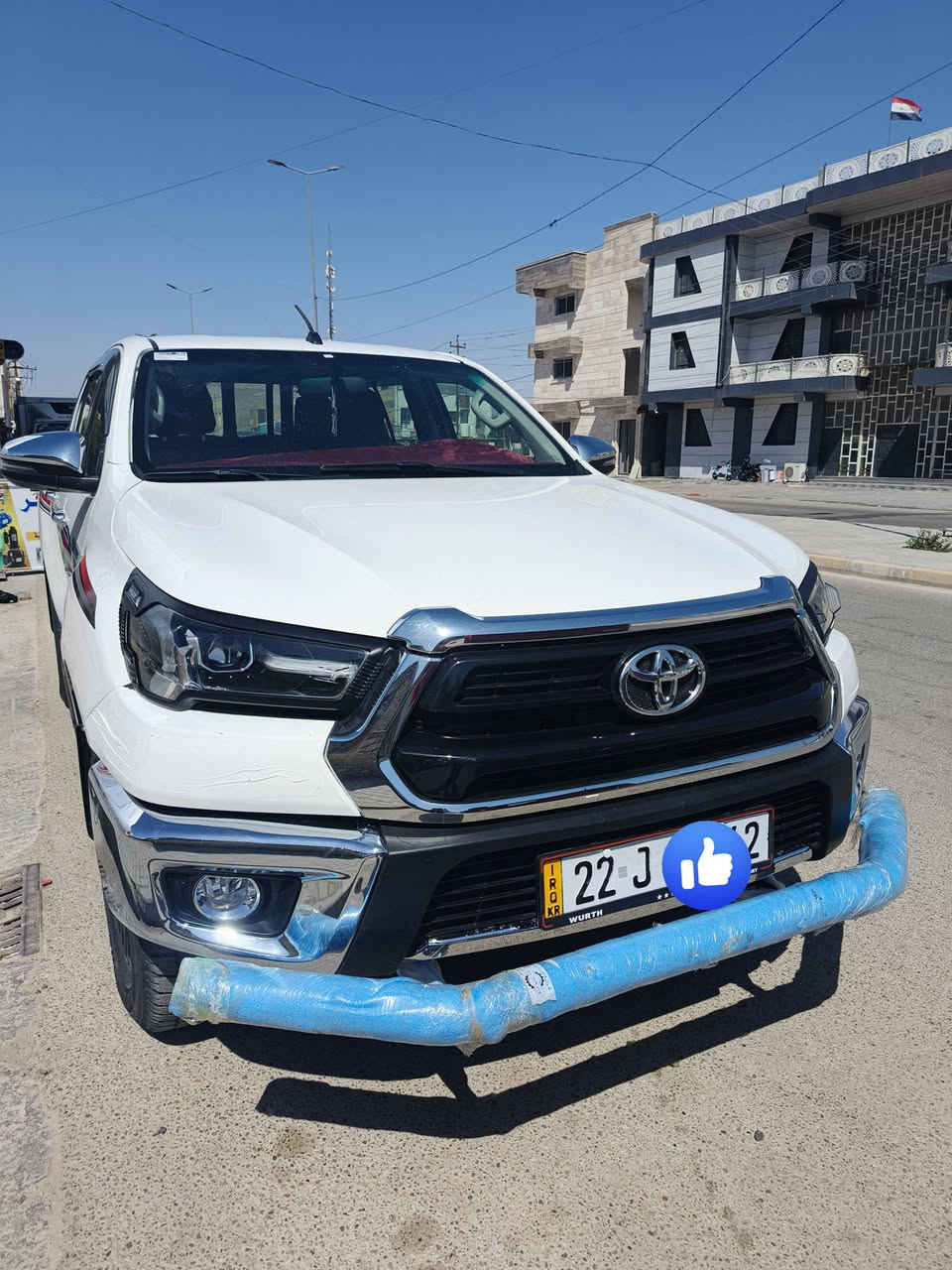 سلام عليكم .....
تيوتا هايلوكس 2025 رقم اربيل باسمي ماشيه 35000 بعدها بالضمان 
مكانها واسط / كوت السعر 300 وبيها مجال شي قليل كلش . السياره بنيد مبدل تفصيخ وبيها بارد جاملغ ايسر وبارد شبر باب الصدر والي وراه واذا تريد راسلني خاص ادزلك صوره الحادث والسياره اني مشتريها زيرو 
***********
