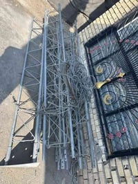 حديد ٣٥G نضيف كلش  ٢١ متر مع اسلاك وفراكات كامله سعره ب ٢٥٠ الف قفل  م...