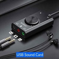 كرت صوت • USB إلى 3.5مم • أوريكو