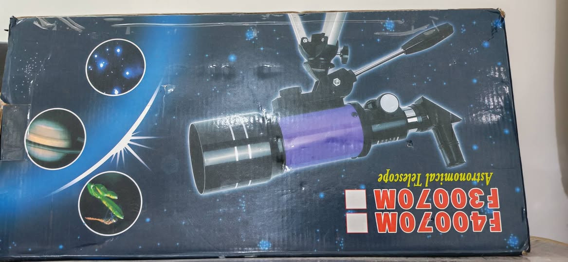 السلام عليكم ....
تلسكوب للبيع 

300×70 ، استخدام قليل جدا ، هستوني مشتريته 

مكاني النجف الاشرف 

السعر 50 الف
للتواصل و الاستفسار 
***********
