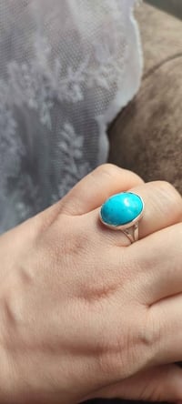 فضة 925 • فيروز كرماني • قياس 18