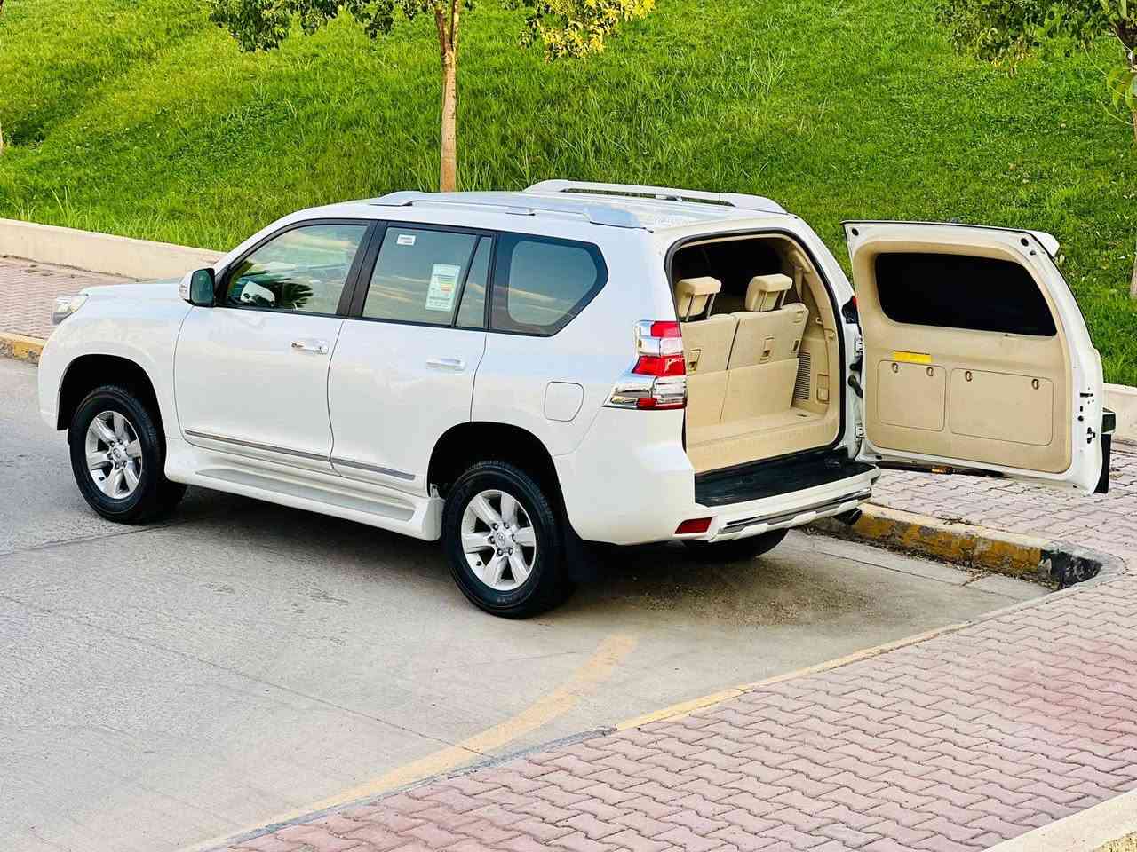 برادو موديل ٢٠١٤ خليجي شركه ساز مكينه ٤  سلندر كفاله عامه رقم اربيل رقم وسنويه كله جديد تحويل مباشر السعر المطلوب ٣٠٥ وبيهه مجال قليل مكان ديالى تصال فقط ***********
