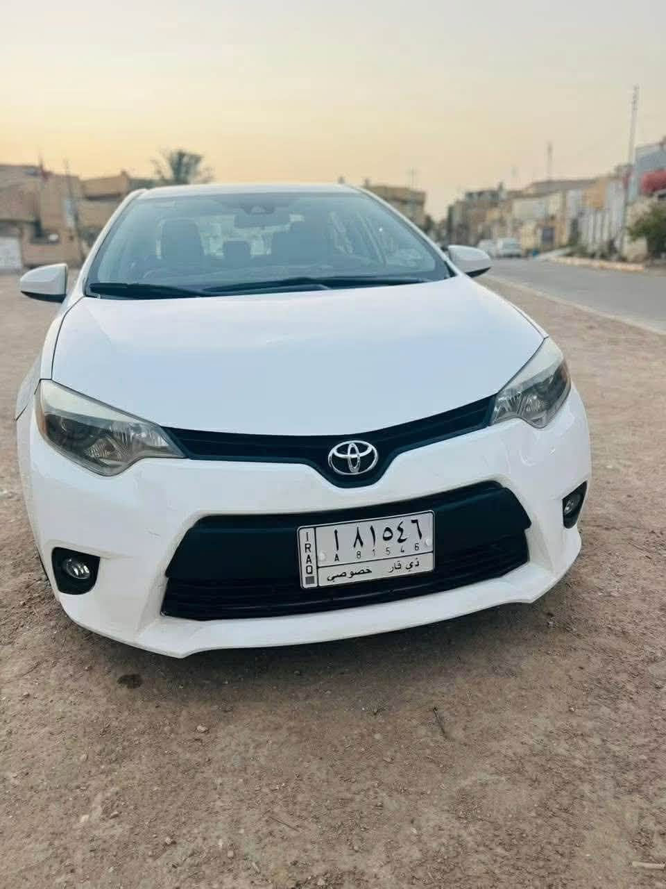 كورلاء 2015 لون ابيض ثلجي أمريكي السياره حره تحويل ثاني يوم تبريد ثلج الكهربايات شرط من السكن الأمامي لسكن الخلفي كلها شغاله مكينه وكير وخير من الله بيه حادث أمريكا بيه جاملغ وبنيد والجاملغ الثاني مفتوح سياره جاهزه خير من الله المكان الناصريه حي اريدو السعر115وبيه مجال ***********
