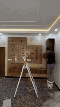 كلماهو جديد بالديكور جبس بورد سحبات جداريه اصباغ جوتن بديل الشبيورد بديل الخشب بدل رخام  ***********
