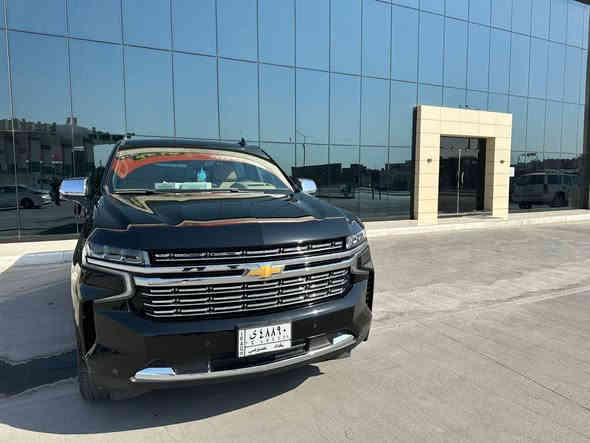 مكفولة
موديل 2023
أعلى فئة برايمر
ماشيه 18,000 

مغلفة بppf   
الدچة كهرباء 
شاشات بالكشنات الورا 
رادار 360 درجة
باب الصندوق الخلفي كهرباء ريموت
تشغيل عن بعد 
محرك 8 سلندر  5300
لايت زنون اصلي 
ثلاجه
شاحن وايرلس
لد امامي 
ستيرن ذاكره 
كشن خزن 
رادار 
نقطه عمياء 
اشاره بلمري 
مري شفط 
بانوراما 
ويل كروم
كشنات كهرباء 
حساس امامي خلفي 
كشنات جلد 
كشنات الخلفيه كهرباء 
تحكم ستيرن
تحكم بريك وبانزين 
كشن تدفئه تبريد 
كشنات الخلفيه تدفئه تبريدد
سلايد روف 
وباقي الموصفات المعروفه بفئة تاهو بريمير
السعرر 640
الاتصال +واتساب 
***********
