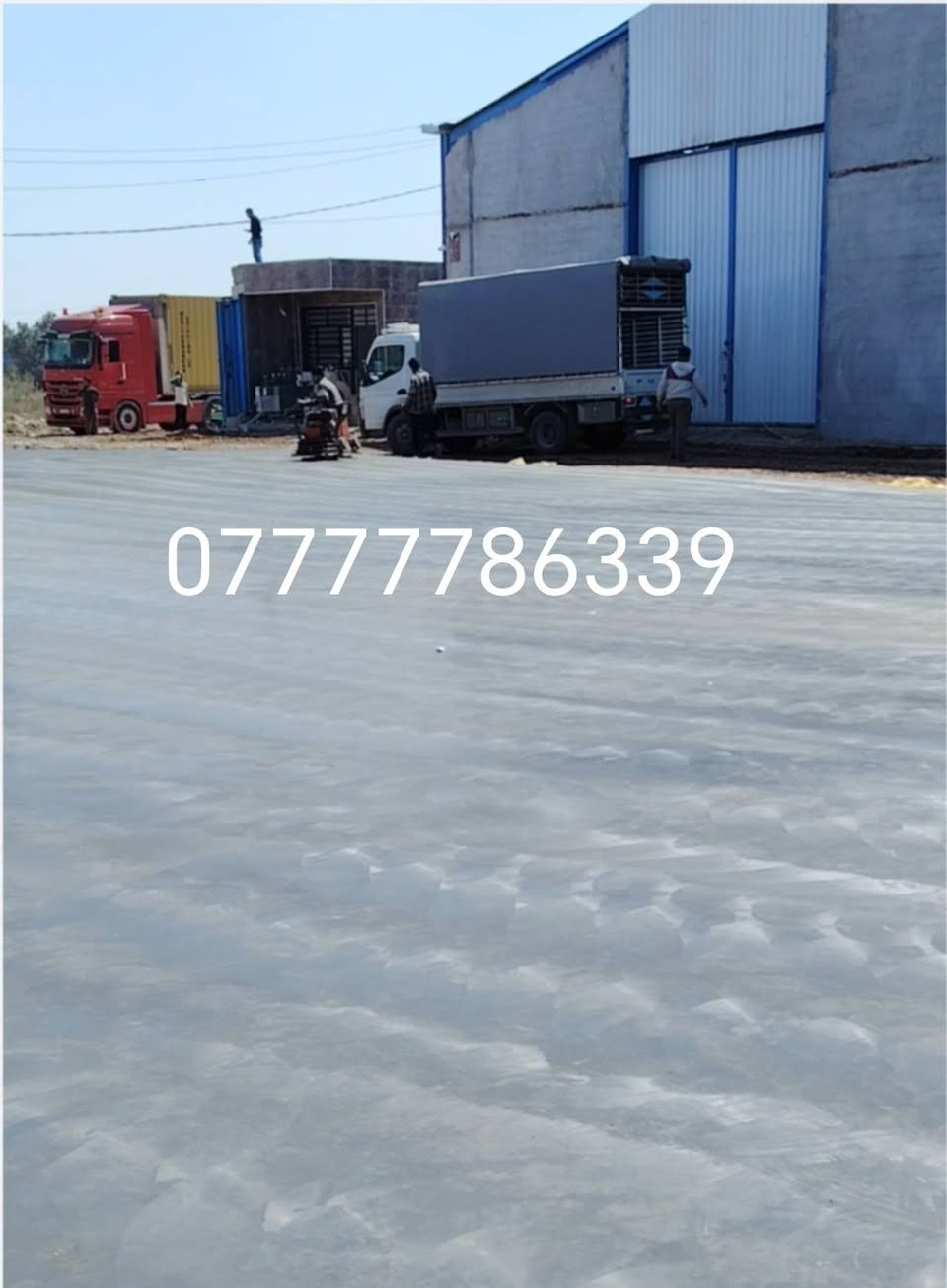 شركة الجوده دقه وجوده بالعمل
صب وصقل الأرضيات في جميع أنحاء العراق وبأسعار تنافسيه للتواصل مراسله الصفحه


**إذا كنت صاحب هذا الإعلان وتريد حذفه لأي سبب، رجاءا أرسل رسالة إلى الدعم الفني**