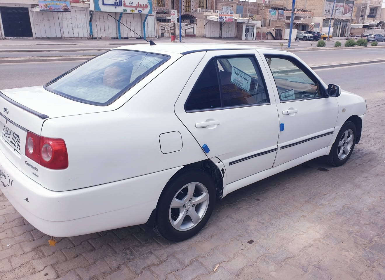 السلام عليكم للبيع شيري كوين 2013 كير عادي رقم نكليزي سنويه جديده31 بسمي حداديه تخم  تاير كله جديد مكان ميسان العماره تفاصيل خاص ***********
