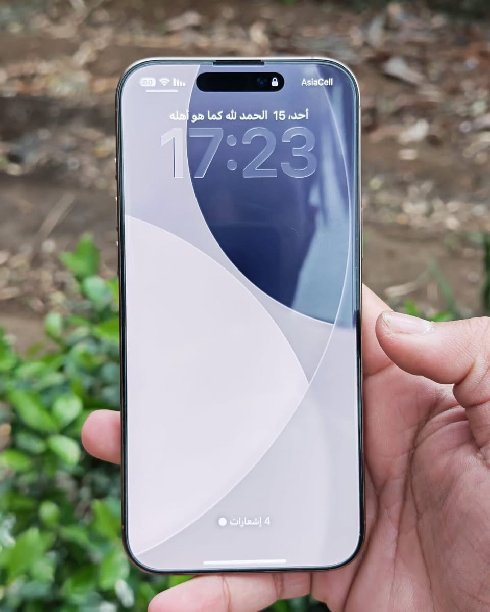 سلام عليكم ايفون 16 برو ماكس
ذاكره 256
بطاريه 100 مشحون 192 مره 
وبعده بلضمان ملحقات كارتونه الاصلي 
الجهاز مستبدل ضهر اصلي 
+ بصمه الوجه بيهه مشكله يرادلهه برمجه 
للبيع او مراوس ب 15 برو ماكس تيتانيوم سعر 1100
رقمي ***********
