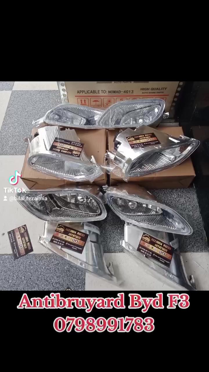 Antibruyard Byd F 3
Original qualité 
Livration disponible 69wilaya 
Tazougaghet Khanchla 
0798991783
0698991783


**إذا كنت صاحب هذا الإعلان وتريد حذفه لأي سبب، رجاءا أرسل رسالة إلى الدعم الفني**