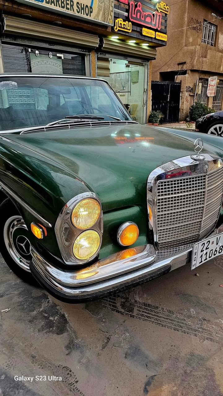 مارسيديس 1972 كلاسك
السياره بدون حادث بلادي
دخول كلاسك
مرقم اربيل 
للاستفسار الاتصال على
***********
متواجد واتساب
