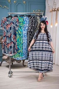 فستان قصير • خامة زبدة • ٤XL-٧XL