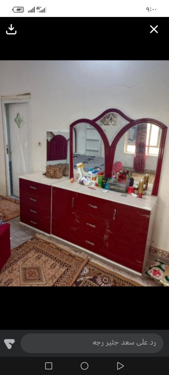 غرفه تركي سعر ٣٥٠ مكان رميثه ناحيه المجد جاهزه وحلوه عندي خدمت نقل وشد وفتح ***********
