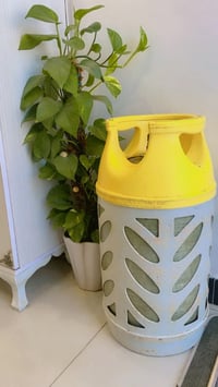 دبه غاز بلاستك مملوئه اصفر  بغداد الدوره السعر 180 اتصال/07773953830