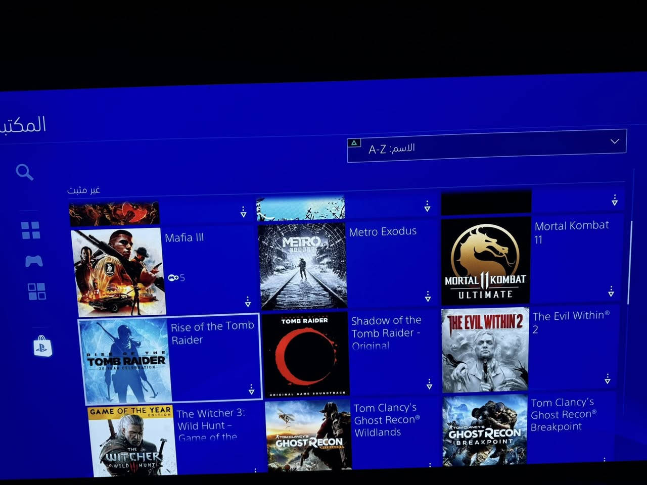 بلي 4 سلم كامل النضافة وطبعا لا مفتوح ولا مصلح
مع دبل جويستك نظام اصلي اونلاين وليس مهكر

بالاضافة الى 30 لعبة مملوكة مدفوعة وطبعا ذاكرة 500GB مقبطة العاب وباقي الالعاب بلمكتبة شوكت متريد تحمل منهة الي تعجبك

الالعاب 👇

1- Call of Duty modern warfare Remastered
2- Call of Duty modern warfare 2 Remastered
3- Call of Duty WW2
4- Metro Exodus
5- The last of Us 1
6- Battlefield 1
7- Battlefield V
8- Watch dogs legion
9- Ghost recon wildlands
10- Ghost recon break point
11- Assassins creed Valhalla
12- Assassins creed origins
13- Tomb rider
14- Rise of The tomb rider
15- Shadow of The tomb rider
16- The witcher 3
17- Doom eternal
18- Borderlands 1
19- Borderlands 3
20- The evil within 2
21- Wolfenstien 2
22- Unravel 1
23- Unravel 2
24- Mafia 1
25- Mafia 2
26- Mafia 3
27- Need for Speed hot pursuit
28- Mortal kombtat 11
29- Resident evil 6
30- Farcry zero dawn

السعر : 245 الف 🔥

*توصيل متوفر لكل المحافظات العراقية ❤️


**إذا كنت صاحب هذا الإعلان وتريد حذفه لأي سبب، رجاءا أرسل رسالة إلى الدعم الفني**