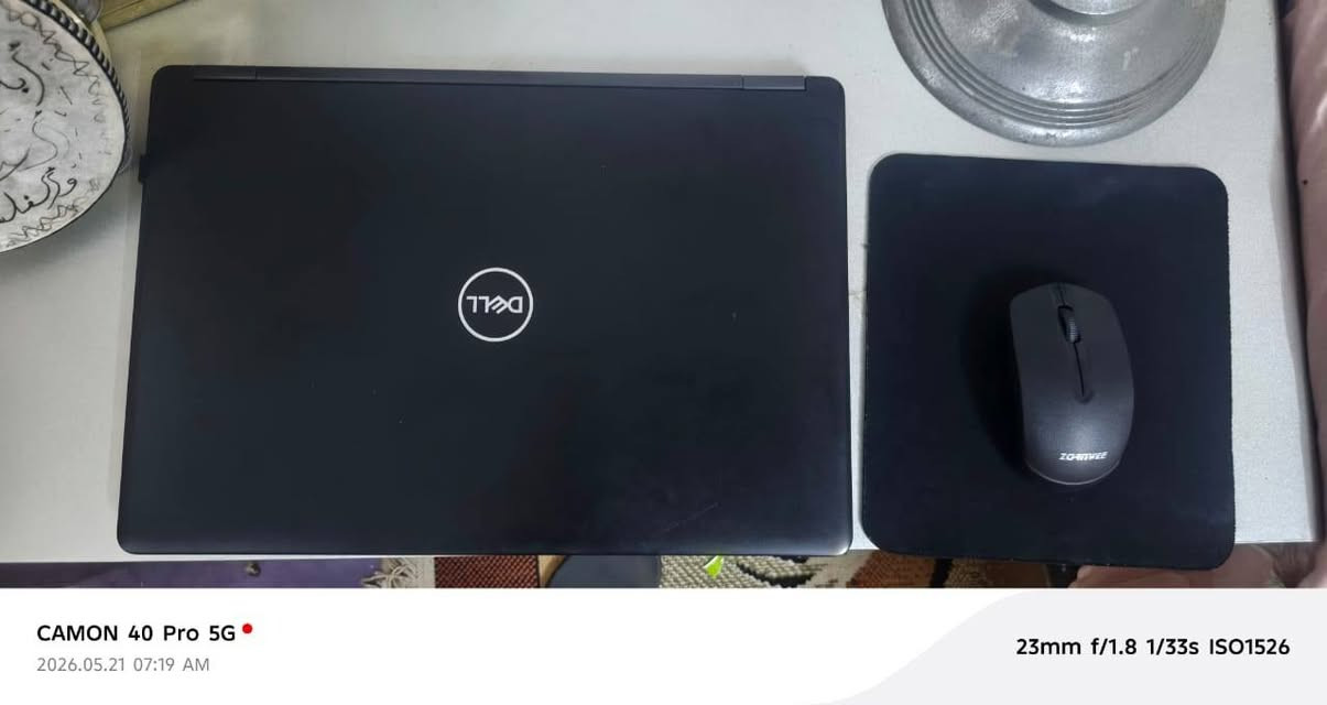 للبيع لابتوب Dell Latitude 5490 نظيف جداً بحالة ممتازة 👍
⚙️ المواصفات:
المعالج: Intel Core i5-7300U @ 2.60 GHz
الرام: 8 GB
الهارد: SSD 256 GB (سريع جداً)
النظام: Windows 10 Pro (أصلي)
البطارية: تدوم ساعة ونصف تقريباً
الملحقات: الشاحن الأصلي+ماوس +حقيبة للابتوب
📌 تفاصيل إضافية:
الجهاز نظيف وخالي من العيوب، ممتاز جداً للدراسة والعمل اليومي.
السعر: 270 ألف دينار عراقي وبي مجال
للتواصل:***********
