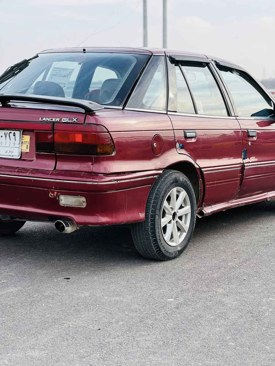 مستبوشي لانسر 1993
كير ومحرك شرط نشطه ترايك وين ماتريد
عينه وكلج جديد 
طخم امامي خلفي جديد 
اربع تايرات جدد 
ادامه لمنضومة البانزين جديد
بور ستيرن جديد
فول مواصفات بس گير عادي 
دوشمه الابواب والكشنات والسقف جديد 
شاشه تاب مع كامره مع اربع سماعات جديد 
كهربائياتها كامله شغاله 
رقم الماني سنويه جديده لغاية 2029 بأسمنه شرط الوكاله والتحويل 
***********

***********
