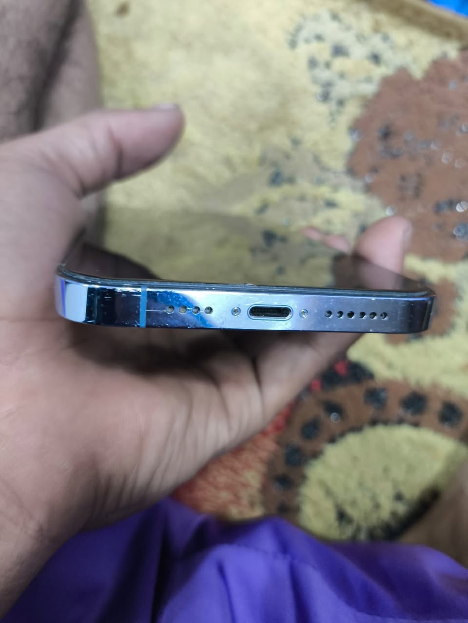 ‏سلام عليكم موبايل 13 Pro ماكس كل شيء ما مبدل بي جهاز بلادي فقط ظهر بطارية 76 ما معلايه جهاز يخبل السعر850 الين جميع أنواع الآيفونات صاعده 
‏موجود خاص أو واتساب ***********
