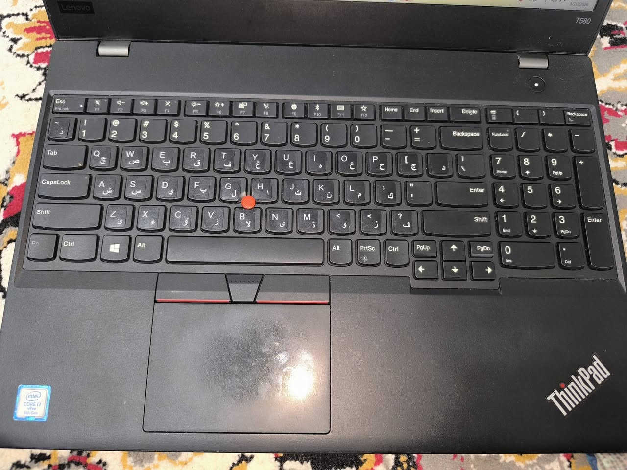 لاپتۆپ: Lenovo ThinkPad T580 (تایبەتمەندی بەرز).
​پڕۆسێسەر: Core i7 (نەوەی هەشتەم).
​ڕام و هارد: 16GB RAM / 512GB SSD.
​گرافیک: 2GB جیاواز (Dedicated).
​پاتری: دوو پاتری بە تەندروستی زۆر باش (یەکێکیان 100%).
​چارجەر: 65W ئەسڵی.  
نرخ:310 دۆلار قفڵ


**إذا كنت صاحب هذا الإعلان وتريد حذفه لأي سبب، رجاءا أرسل رسالة إلى الدعم الفني**