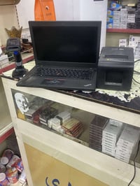 نظام كاشير • لابتوب • قارئ باركود