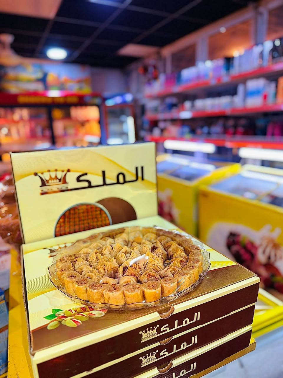 (السلام عليكم)
( يتوفر تجهيز ماركتات وجرزات)

(ملبس لوز و غزنايج ربع كيلو)

           (سمسميه)

        (بقلاوة ومشكل) 

 الاتصال على الرقم واتساب ***********

