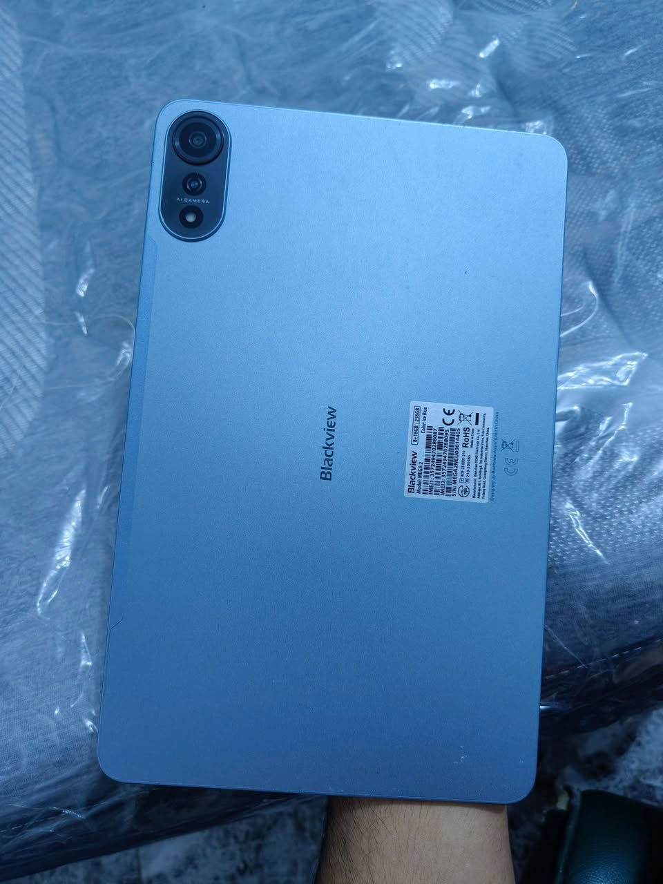 ايباد بلاك ڤيو حجم 12 أكبر حجم 
ذاكره 256 G بطاريه 9000mAh
ايباد جديد زلغ ما بيه لزكه مال شركه بعدها بي كلشي على وضعه
 مستخدم لغرض الدراسه كارتونته موجوده مكاني بغداد 
سعر 160 قفل غير قابل للعلمه 
رقم ***********
