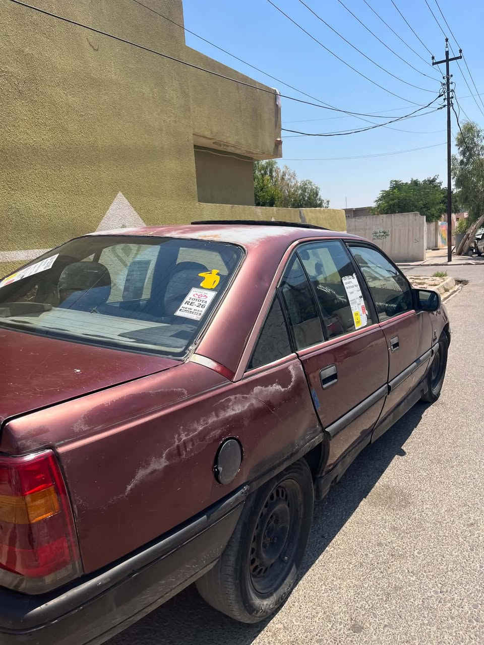 سلام عليكم 
البيع اوبل اوميكا موديل 89 محرك 20بلادي رقم كركوك انكليزي مشروع وطني سعر20ورقه بي مجال دفتر بانزين موجود عنوان كركوك حي العسكري رقم موبايل ***********
